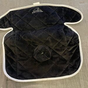Black Quilted waterproof potty training car seat cover